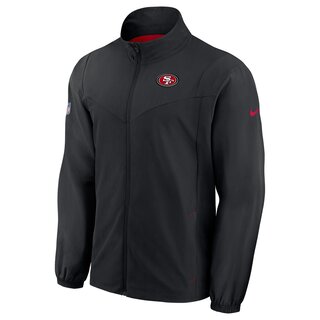 Nike NFL Woven FZ Jacket San Francisco 49ers, schwarz-rot - Gr. S