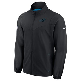 Nike NFL Woven FZ Jacket Carolina Panthers, schwarz-blau - Gr. S