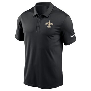 Nike NFL Team Logo Franchise Polo New Orleans Saints, schwarz - Gr. 2XL