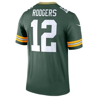 Nike NFL Legend Jersey Green Bay Packers #12 Aaron Rodgers, grn - Gr. M