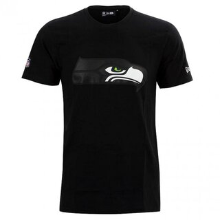New Era NFL QT OUTLINE GRAPHIC T-Shirt Seattle Seahawks, schwarz