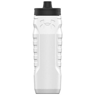 Under Armour Sideline Squeeze 0.95 Liter Water Bottle, UA 32oz Trinkflasche - wei