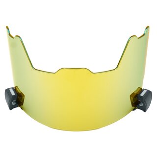 BADASS Crown Football Visor coloured tinted - Mirror Gold