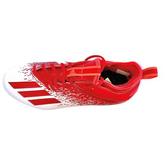 adidas Adizero Mid Cleats, Adizero Scorch FW4085 Rasenschuhe - rot-weiß