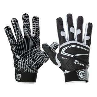 Cutters CG10240 Game Day Padded Glove 2.0,  Youth Lineman Glove - black