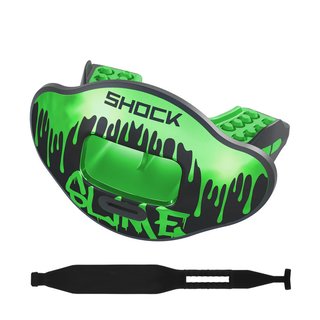 Shock Doctor Max AirFlow 2.0 Mouthguard with tether - shock slime