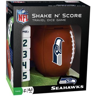 NFL Masterpieces Shake N` Score Travel dice game Seattle Seahawks