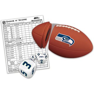NFL Masterpieces Shake N` Score Travel dice game Seattle Seahawks