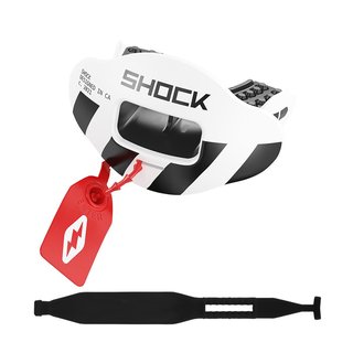 Shock Doctor Max AirFlow Lipguard 3D, with tether - 3D stripes