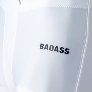 BADASS Football Pants No Fly Front - white 3XL