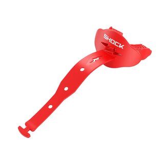 Shock Doctor Bolt Lipguard, Mouth Guard mit Lippenshield - rot