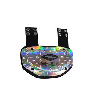 Shock Doctor Showtime Back Plate LUX Edition - silver-iridescent