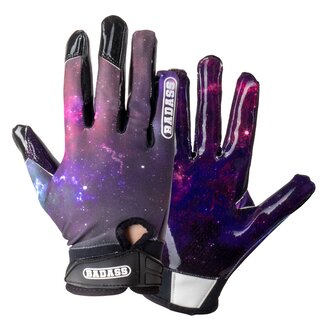 BADASS Galaxy American Football Receiver Handschuhe - Gr. S