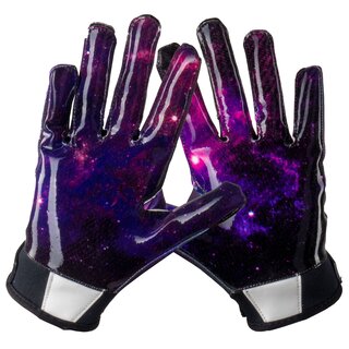 BADASS Galaxy American Football Receiver Gloves - Size XL