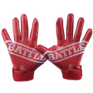 BATTLE Doom 1.0 Wide Receiver Handschuhe rot 2XL