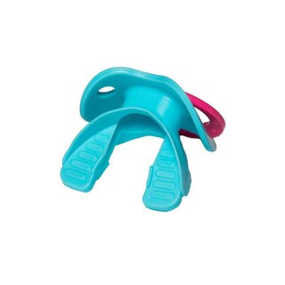 BATTLE Oxygen Football Mouthguard with Lipshield Limited Edition - Binky light blue-Pink