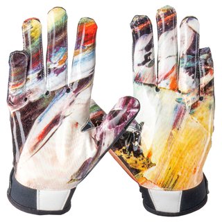 BADASS Art style American Football Receiver gloves - Size S