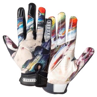 BADASS Art style American Football Receiver Gloves - Size XL
