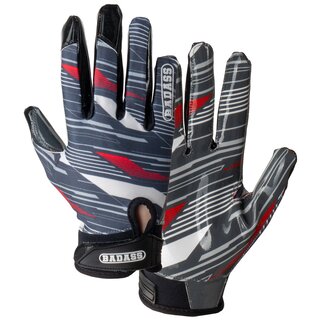BADASS Speed Lines American Football Receiver Gloves - Size XL