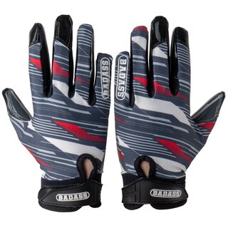 BADASS Speed Lines American Football Receiver Handschuhe - Gr. XL