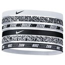 Nike Headband 6er Pack - schwarz/weiß