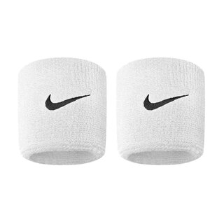 Nike Swoosh Wristbands, Sweatbands - white