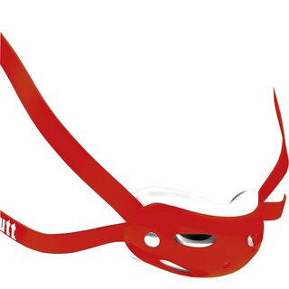 Schutt 4-Point High Hard Cup Chinstrap - red