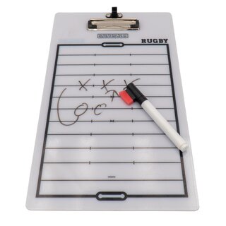 American Sports Tactics board with 1 pen - Coaching board Rugby