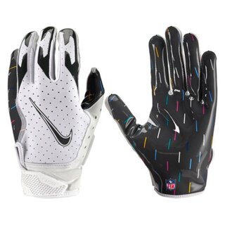 Nike Vapor Jet 6.0 Crucial Catch, American Football Receiver Gloves - White size