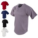 Active Athletics Youth Baseball Jersey, 2 Button Henley...