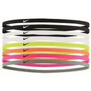 Nike Headband 8er Pack - black/white/neon