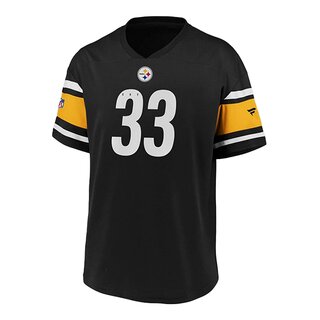 Fanatics NFL Poly Mesh Supporters Pittsburgh Steelers Jersey, schwarz Gr. S