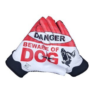 BATTLE DOOM 1.0 Wide Receiver Handschuhe - Beware of Dog size 2XL