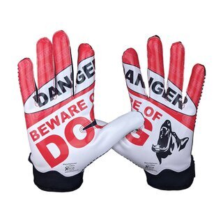 BATTLE DOOM 1.0 Wide Receiver Handschuhe - Beware of Dog size 2XL