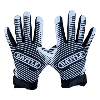 BATTLE DOOM 1.0 Wide Receiver Handschuhe - schwarz/wei Gr.M