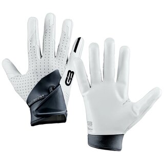 Grip Boost Stealth 5.0 Dual Color American Football Receiver Gloves - black/white size S