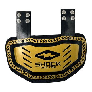 Shock Doctor Showtime Back Plate -  Gold Chain