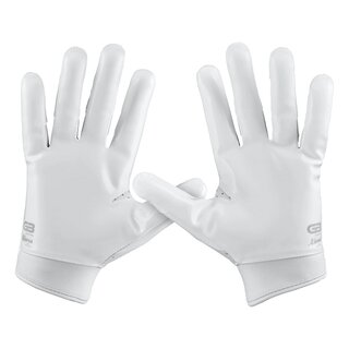 Grip Boost Stealth 5.0 Solid American Football Receiver Handschuhe - Weiß Gr.S