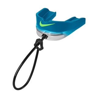 Nike Alpha Mouthguard + quick-release Strap - Laser blau