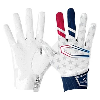 Cutters CG10480 Rev Pro 5.0 Stars & Stripes Receiver Gloves - Stars & Stripes size S