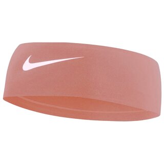 Nike Dri-FIT Fury Headband Red Stardust - Altrosa One size