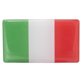 Helm Flag Decal, Helmaufkleber - Italien Flagge