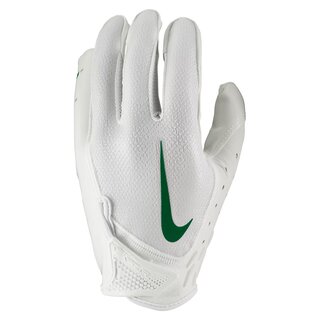 Nike Vapor Jet 7.0 white American Football Receiver Gloves - white/green size S