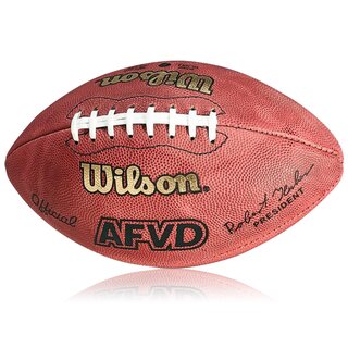 12 x Offizieller deutscher Spielball Wilson Football AFVD Game Ball F-1000, Senior