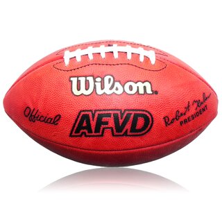 12 x Offizieller deutscher Spielball Wilson Football AFVD Game Ball F-1000, Senior