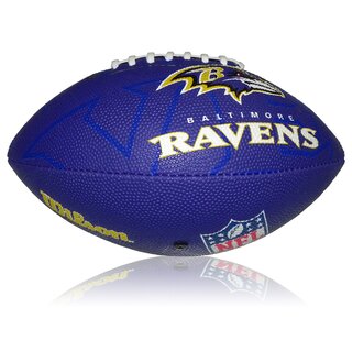 Wilson NFL Junior Baltimore Ravens Logo Football
