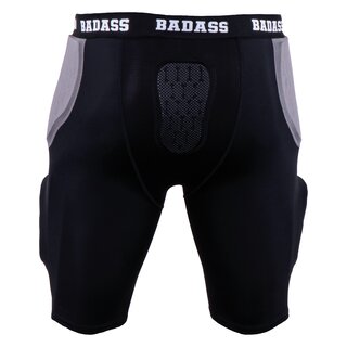 BADASS POWER 5-Pad Girdle, 5 Pad Underpants - black/grey 