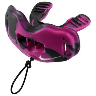 Nike Alpha Lip Protector Mouthguard + quick release Strap - black-pink