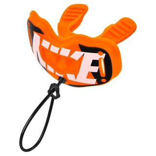 Nike Alpha Lip Protector Mouthguard + quick release Strap - orange-white