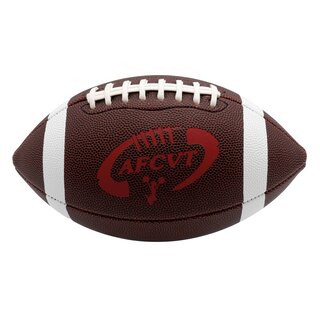 American Football Junior Ball with AFCVT & ASV logos, Junior Training Football - Junior size 6